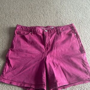 Seven7 Women's Vibrant Pink Jean Shorts